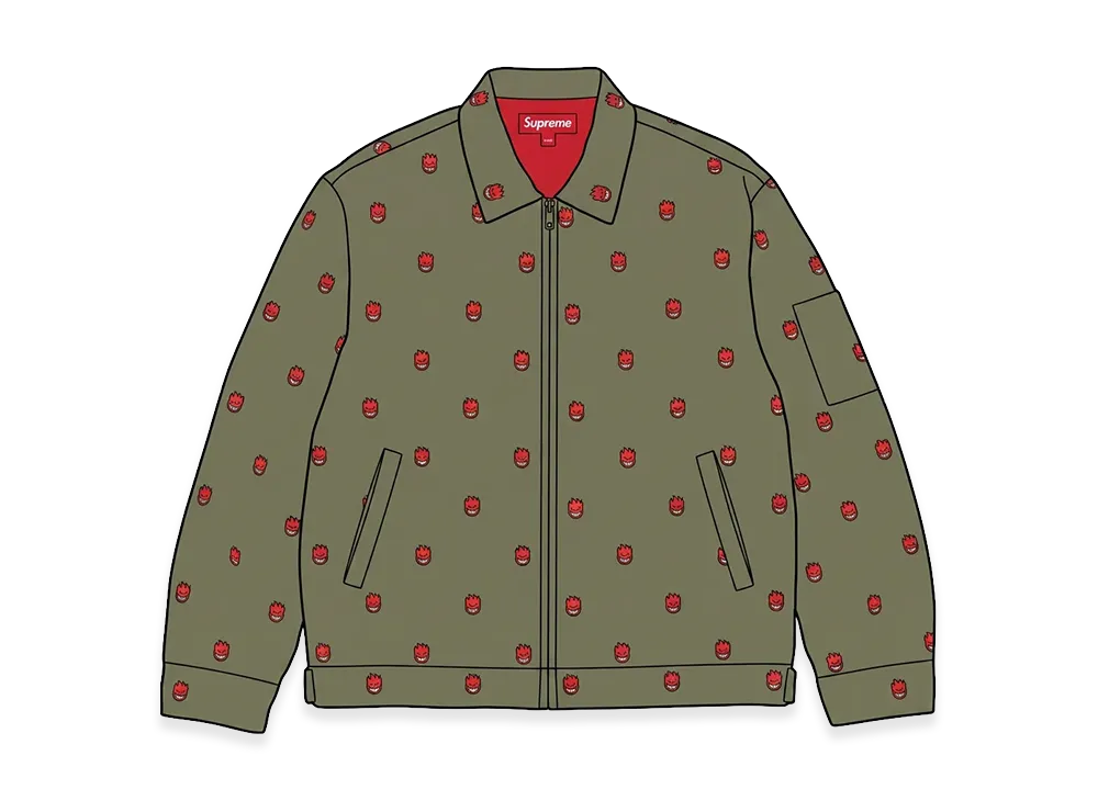 Supreme x Spitfire Work Jacket "Olive"