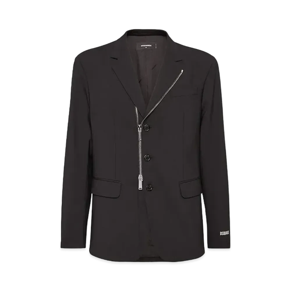Dsquared2 D2 Headquarter Relaxed Shoulder Jacket "Black"