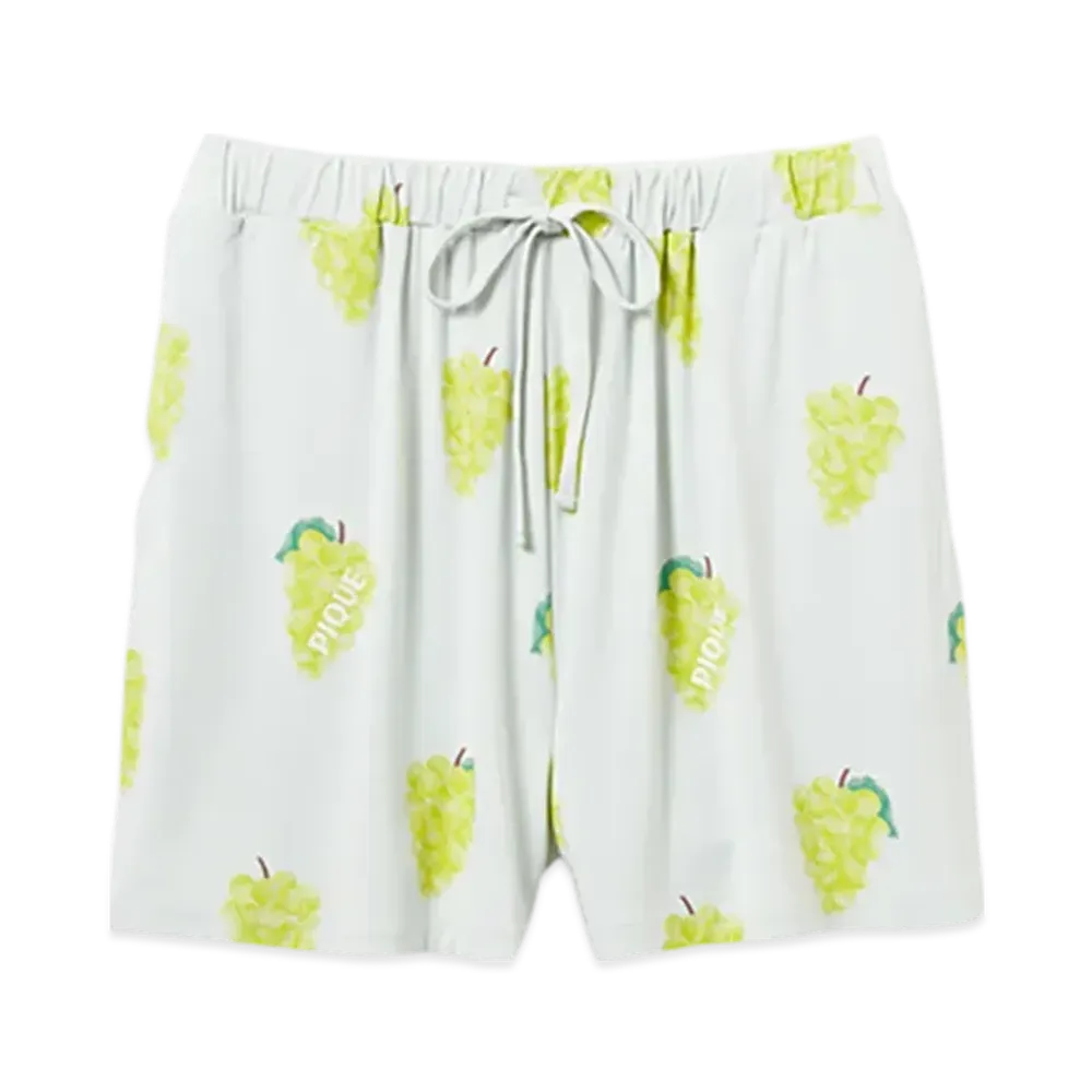 GELATO PIQUE Cool Touch Sensation Fruit Pattern Shorts "Mint"