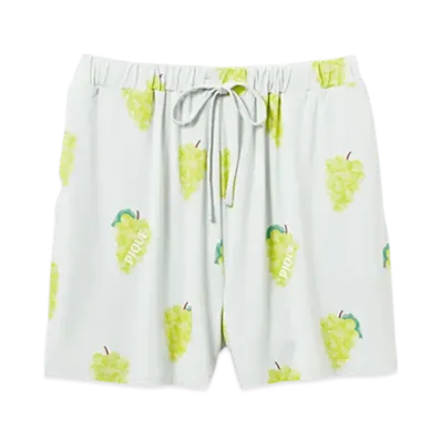 GELATO PIQUE Cool Touch Sensation Fruit Pattern Shorts "Mint"