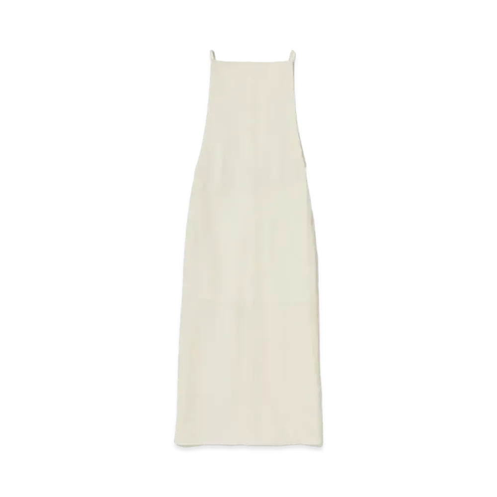 AURALEE Tropical Wool Kid Mohair Dress "Ivory"
