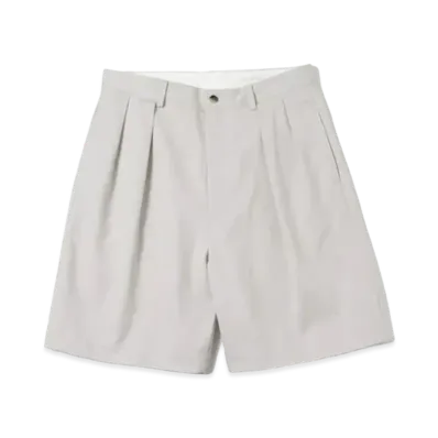 A.PRESSE Two Tuck Chino Shorts "Beige"