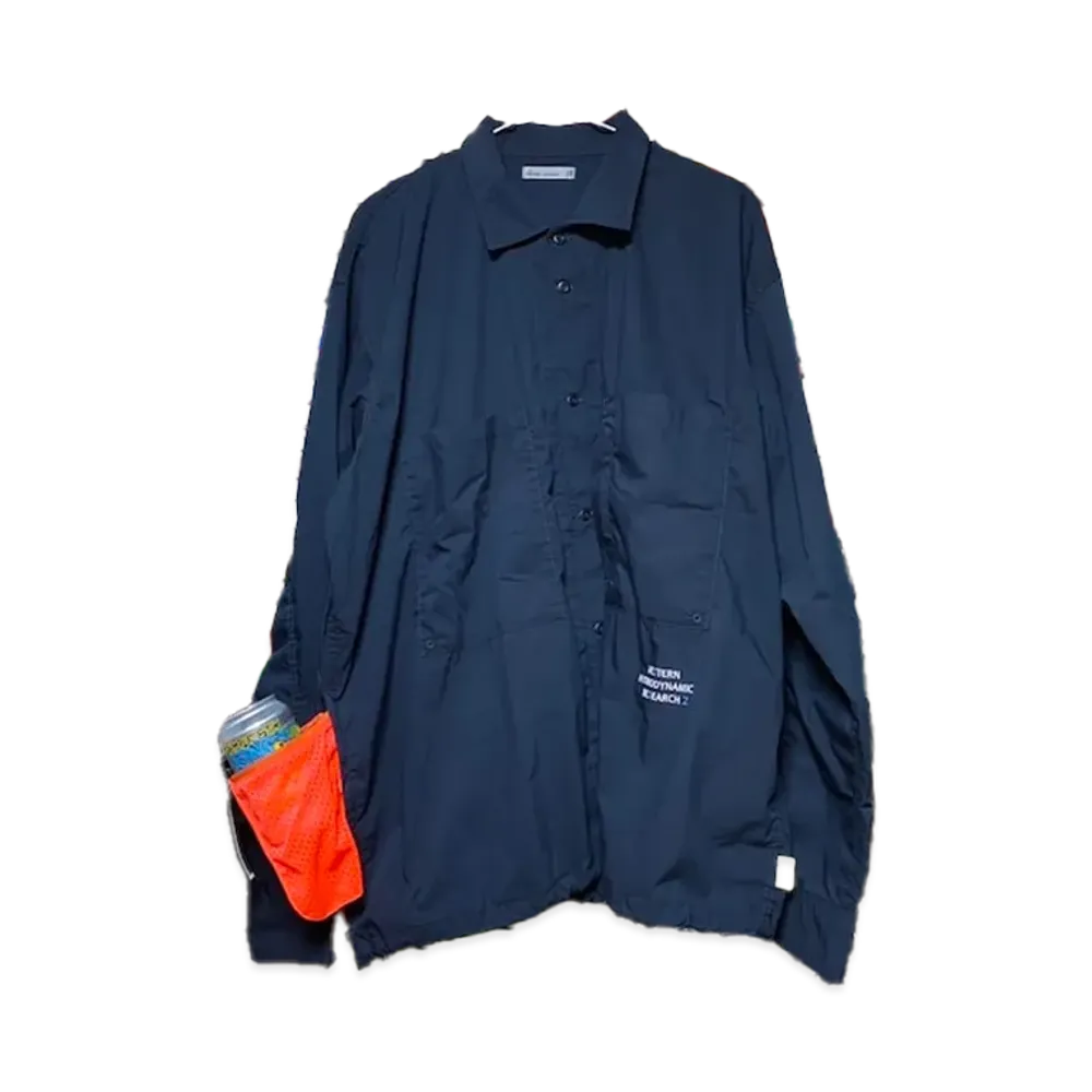 SSZ x Western Hydrodynamic Research BD Shirt "Navy"