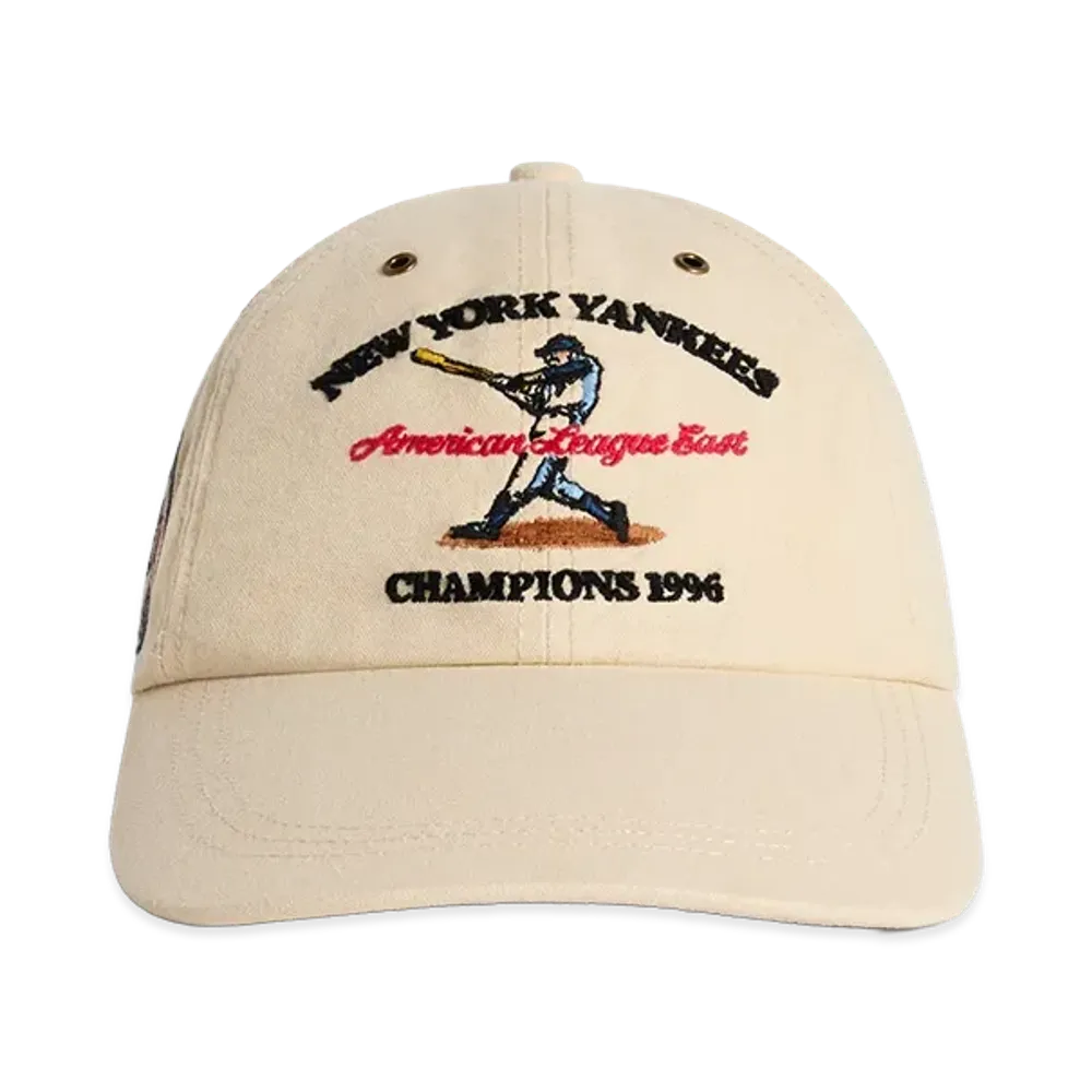 Kith x '47 x The New York Yankees Clean Up Duck Canvas Long Visor Cap "Sandrift"