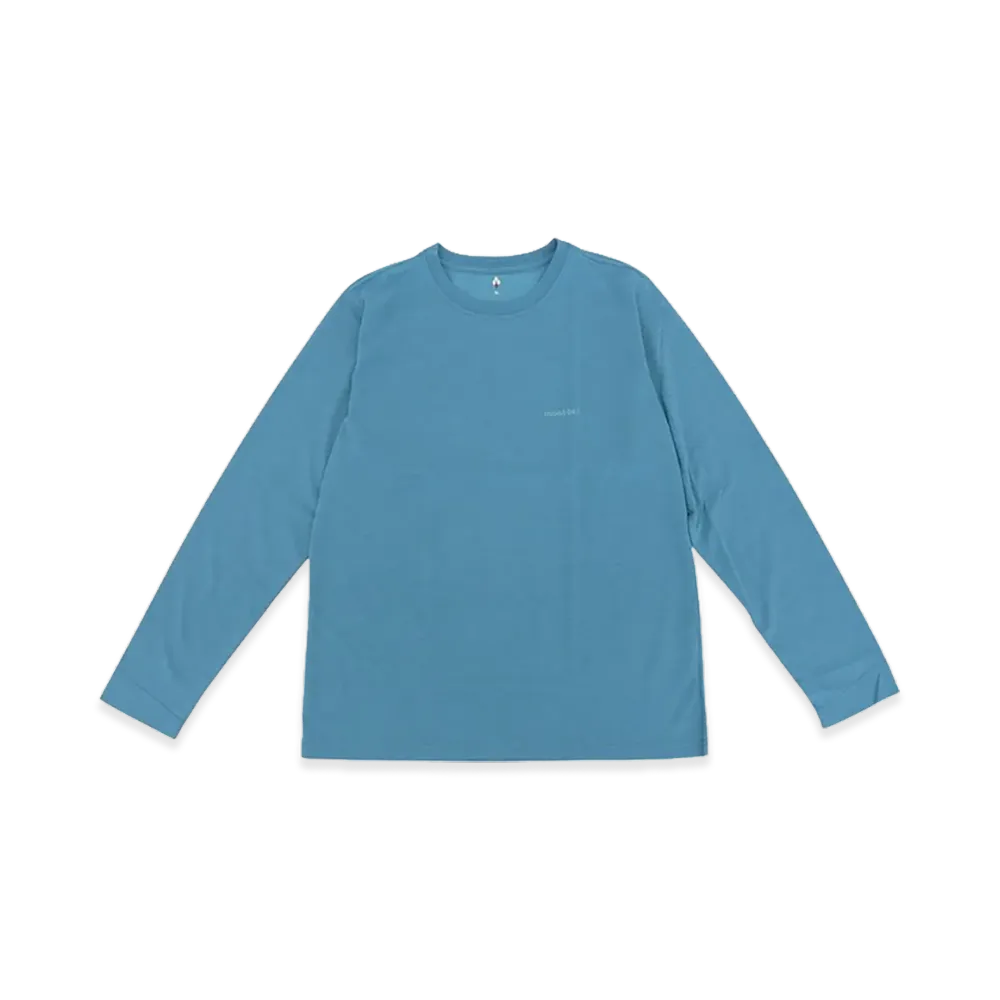 mont-bell Women's WIC. Long Sleeve T-Shirt "Blue Green"