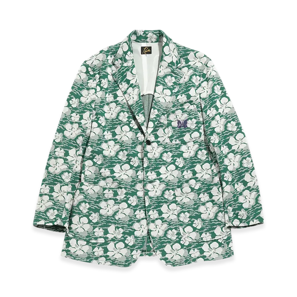 NEEDLES 2B Plaid Jacket - Poly JQ. "Floral"