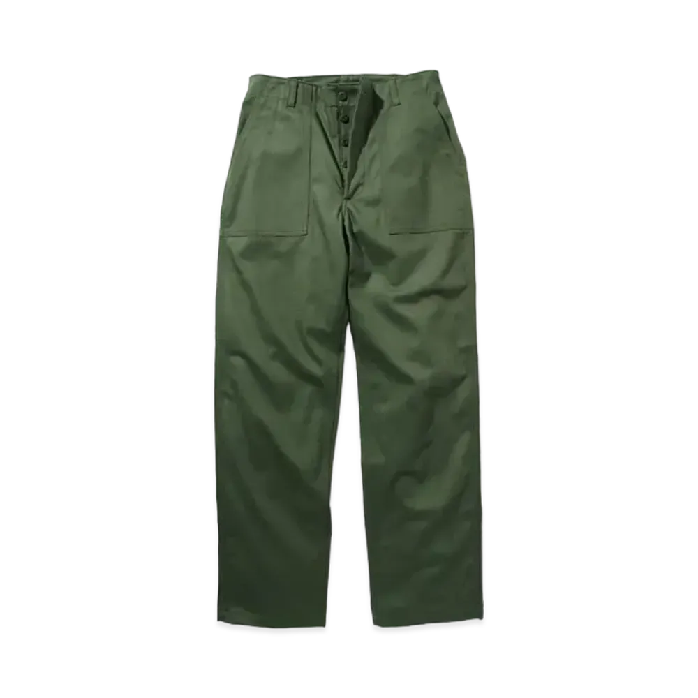 THE REAL McCOY'S Trousers Men'S Cotton Sateen "Olive"
