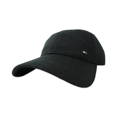 TOMMY HILFIGER Soft Pique 6 Panel Cap 1985 "Black"