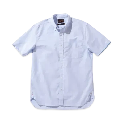 BEAMS B.D. Short Sleeve Oxford Coolmax "Blue"