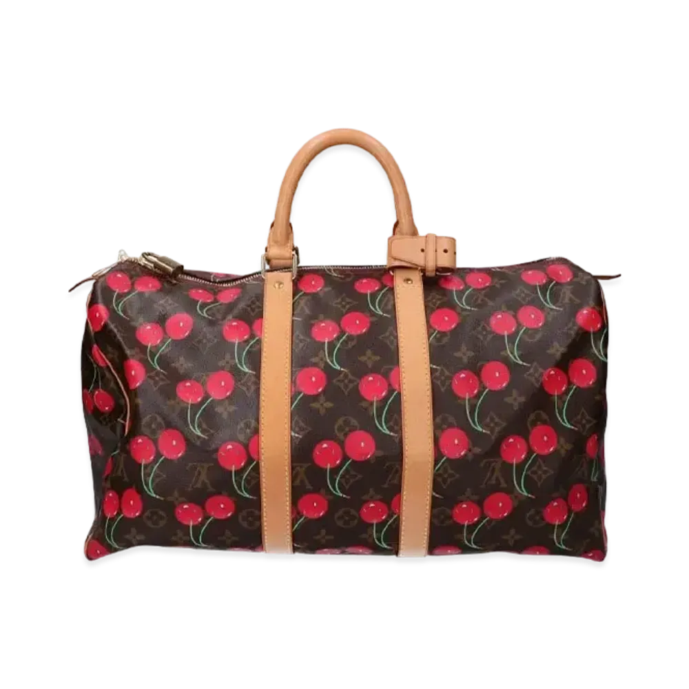 Louis Vuitton Keepall 45 Monogram Cherry