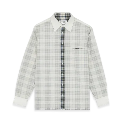 MM6 Maison Margiela Men's Check Shirt "Black/White"