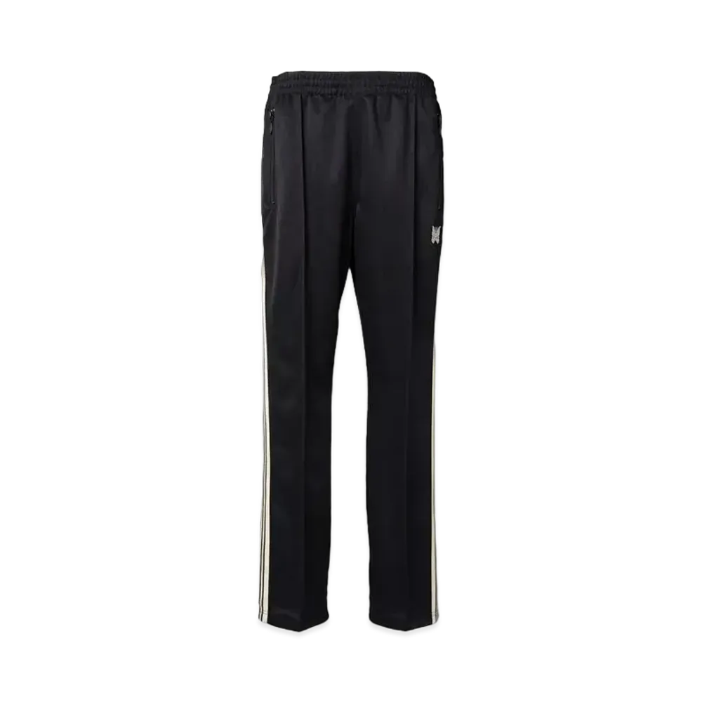 Needles x STUDIOUS Narrow Track Pant - Poly Smooth "Black"