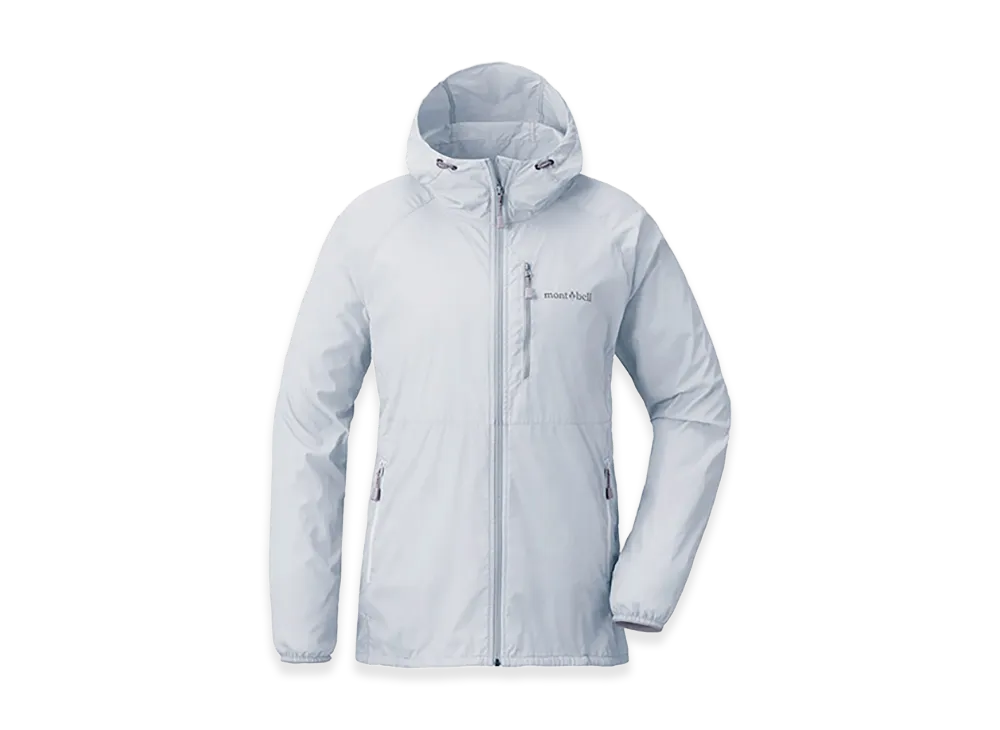 mont-bell Women's US Wind Blast Parka "Light Blue"