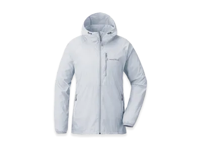 mont-bell Women's US Wind Blast Parka "Light Blue"