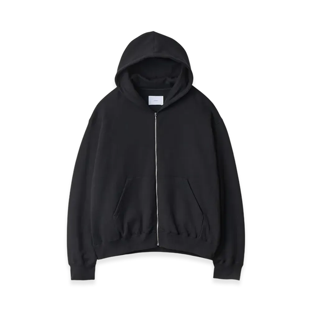 ssstein Yak/Cotton Sweat Zip Hoody "Black"
