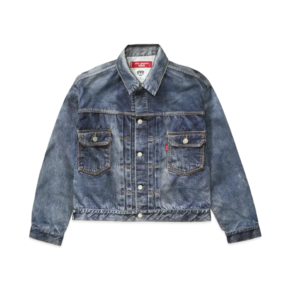 eYe JUNYA WATANABE MAN x Levi's x BerBerJin 507XX Denim Print Jacket "Indigo"