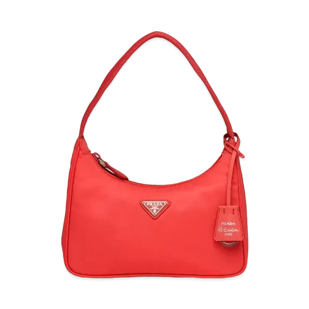 PRADA Re-Edition 2000 Nylon Mini Bag "Red"