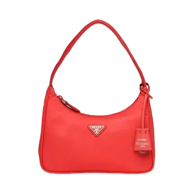 PRADA Re-Edition 2000 Nylon Mini Bag "Red"