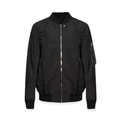Rick Owens Hollywood Classic Flight Jacket "Black"