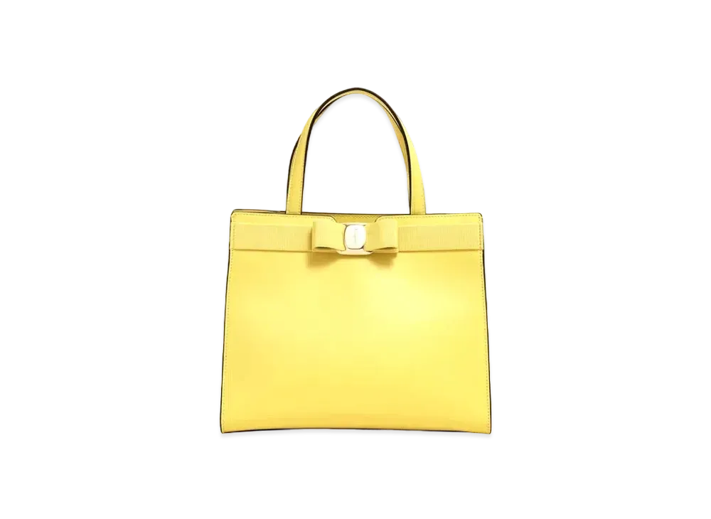 Salvatore Ferragamo Tote Bag "Canary Yellow"