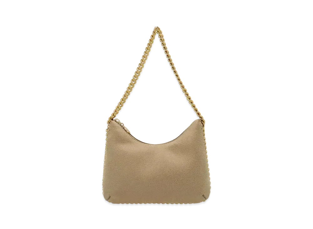 STELLA McCARTNEY Farabela Zip Mini Shoulder Bag "Butter Cream"