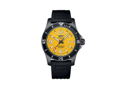 BREITLING SUPEROCEAN AUTOMATIC 46 BLACK STEEL "Yellow"