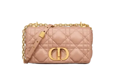 Dior Medium Dior Caro Bag Rose Des Vents Padded Macrocannage Calfskin "Rose des Vents"
