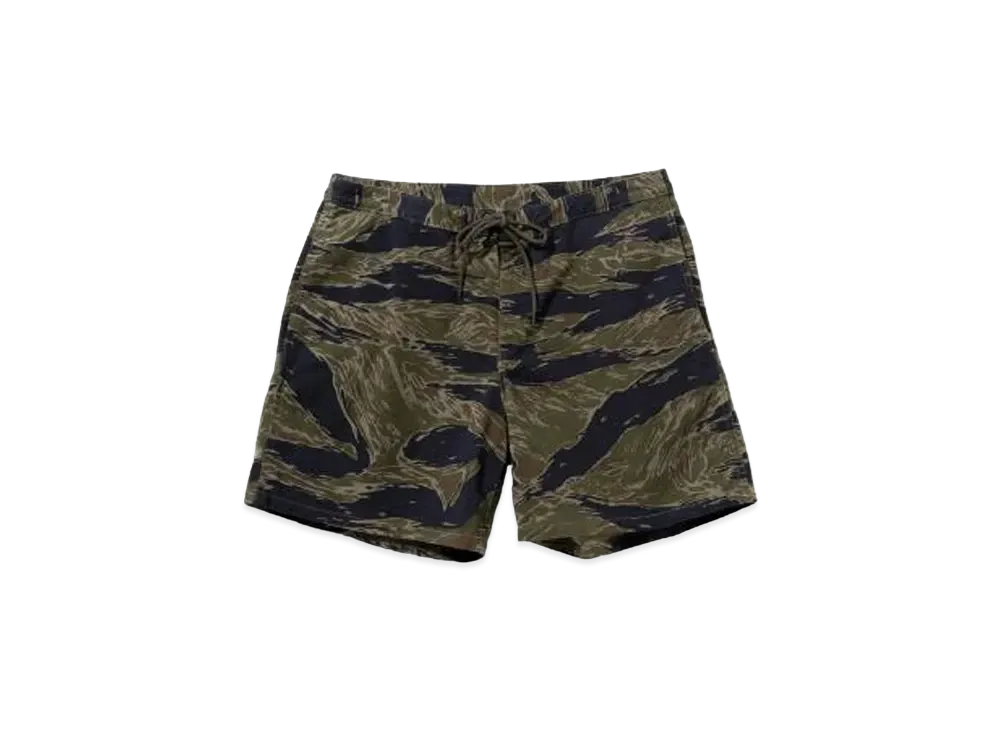 THE REAL McCOY'S TIGER CAMOUFLAGE SWIM TRUNKS / TADPOLE "Green"