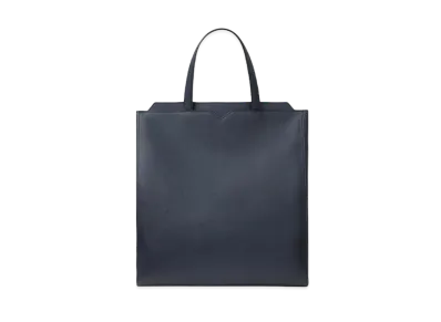 Valextra V North Tote Bag "Navy"