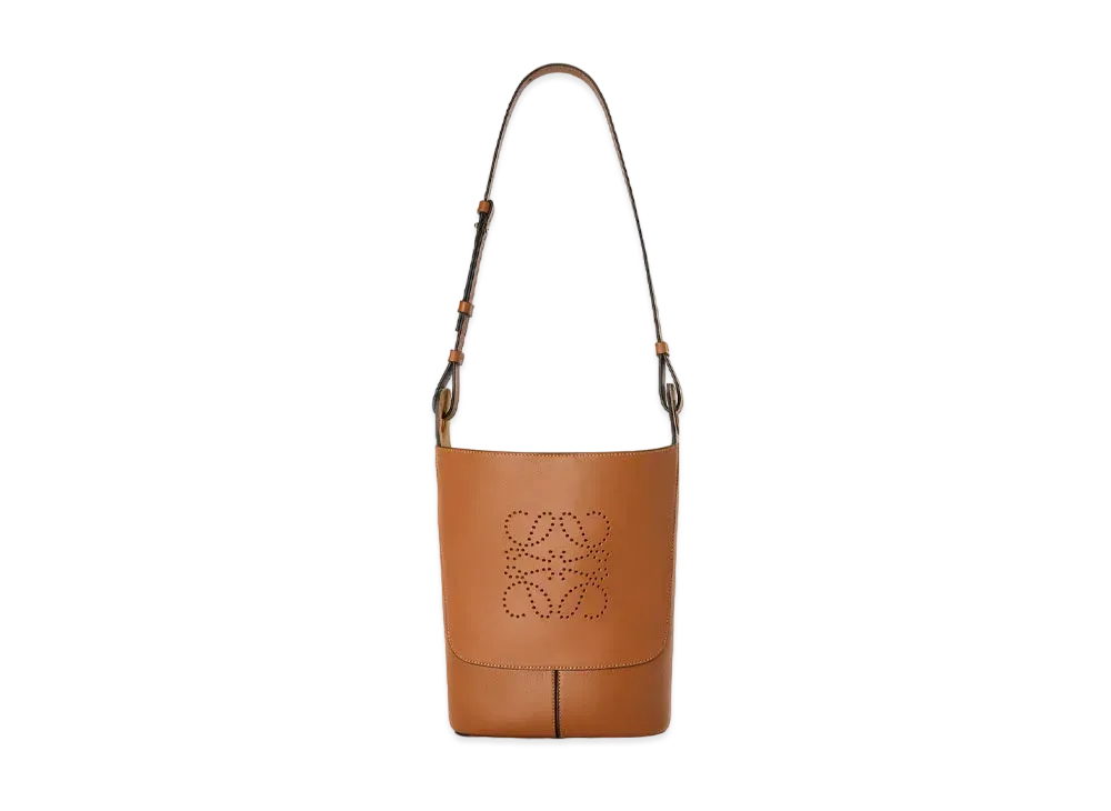 LOEWE Small Hobo Anagram Bag In Nappa Calfskin "Tan"