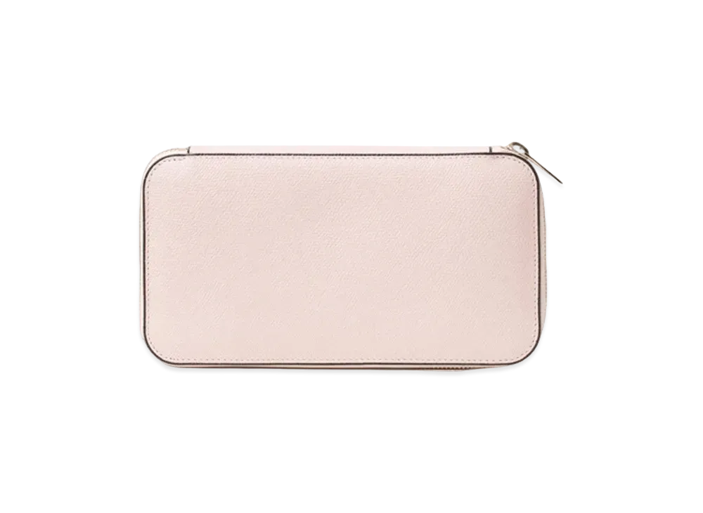 Valextra Round Zip 12 Card "Peonia"