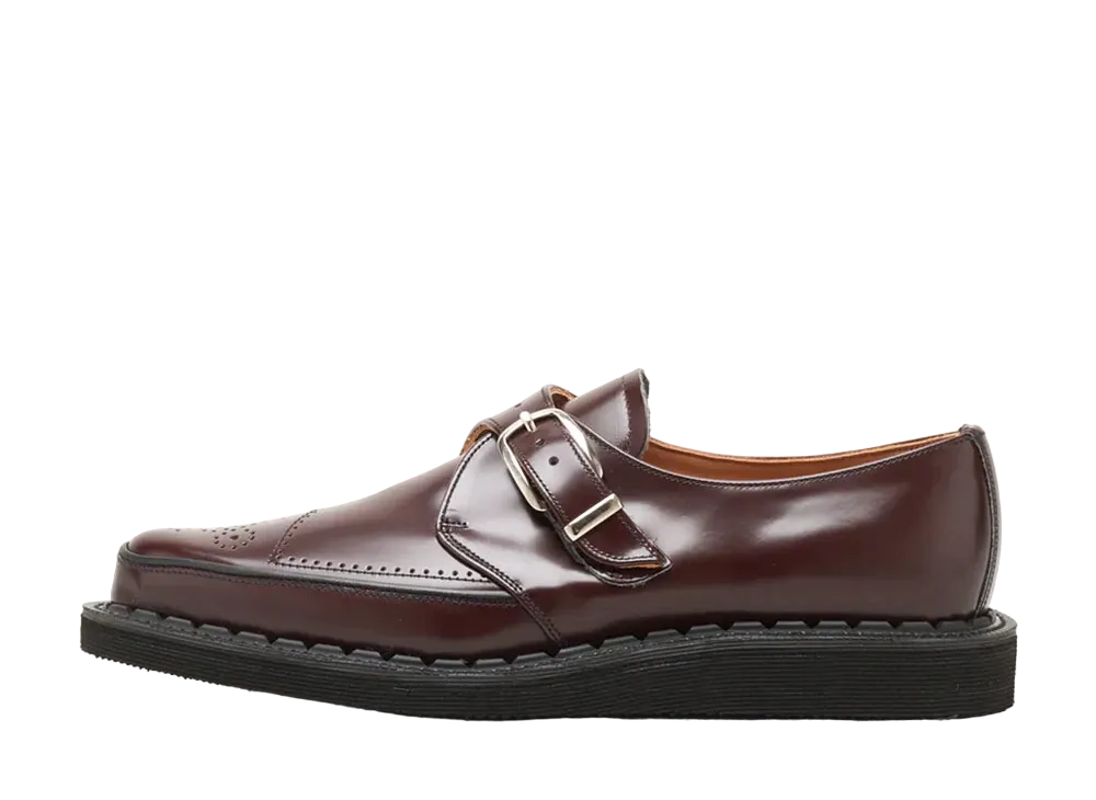 GEORGE COX Strummer Monk EVA Sole "Oxblood" Collected Leather 4200-030