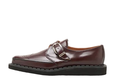 GEORGE COX Strummer Monk EVA Sole "Oxblood" Collected Leather 4200-030