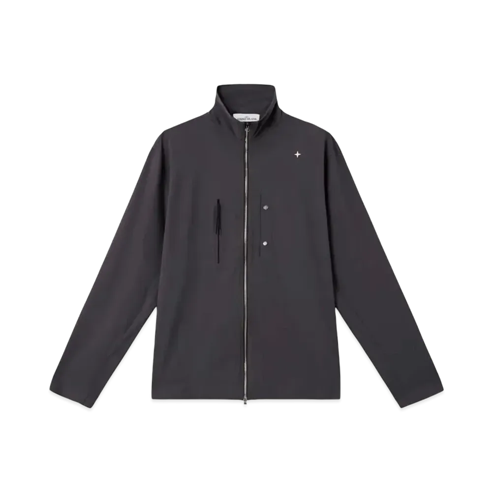 Stone Island Stellina 1200019 BI-Stretch Nylon Tela "Lead Gray"