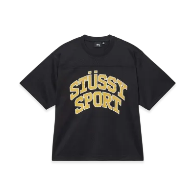 Stussy Sport Mesh Football Jersey "Black"