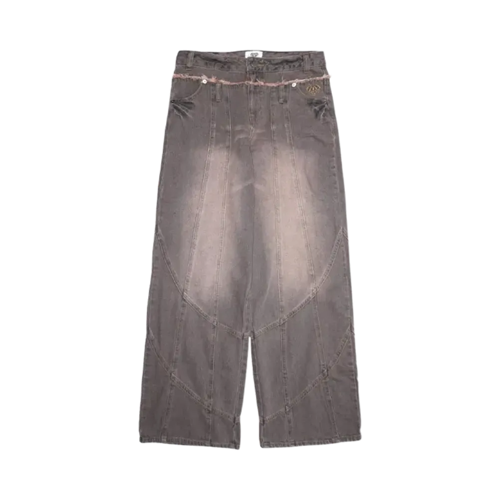 HTH switching denim "BROWN"