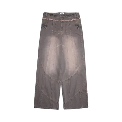 HTH switching denim "BROWN"