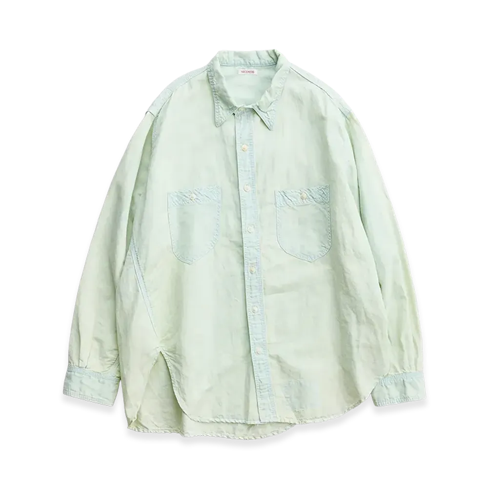 NICENESS Elmes Articulated Shirt "Azure"