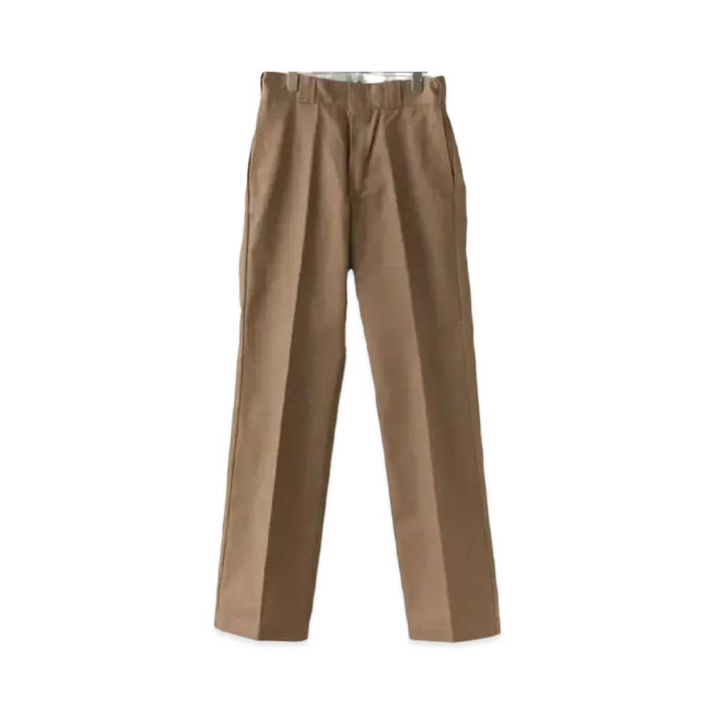 Dickies THE ORIGINAL FIT 874 TC twill center press skater pants "Dark Beige"