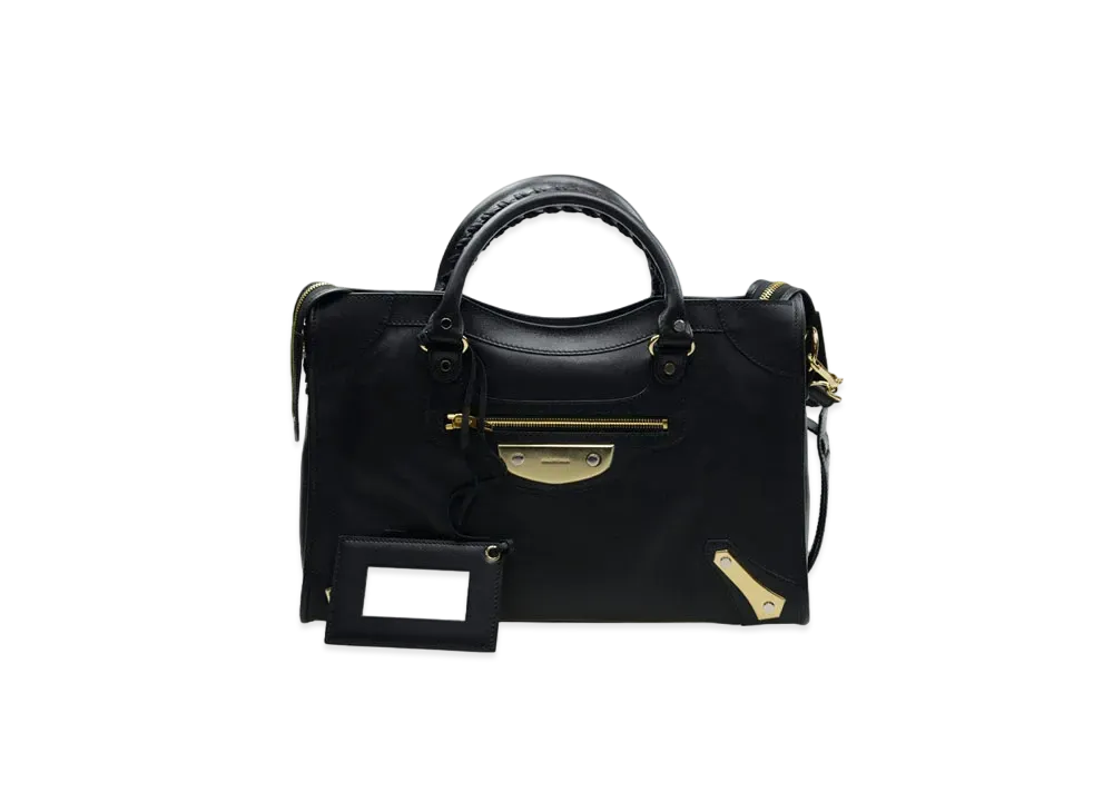BALENCIAGA Handbag Lambskin "Black"