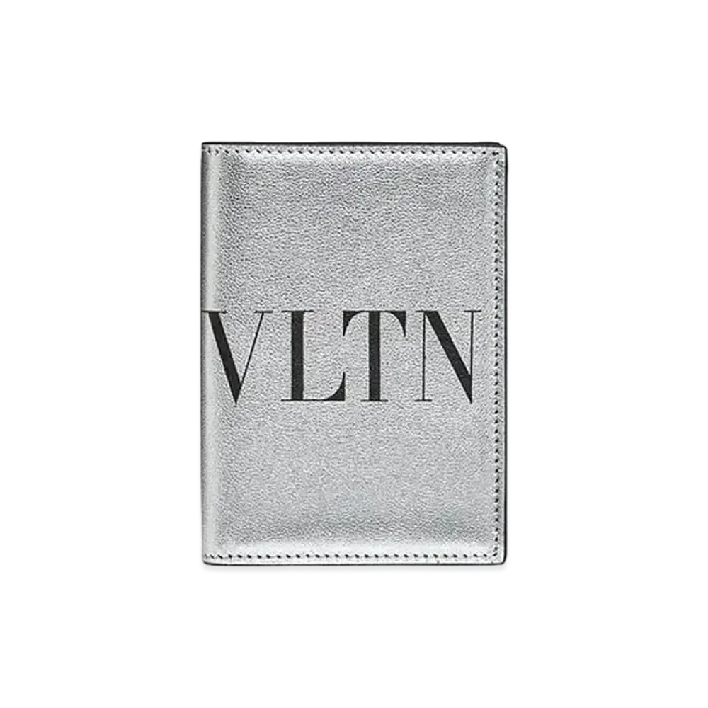 Valentino VLTN Card Case "Silver/Black"