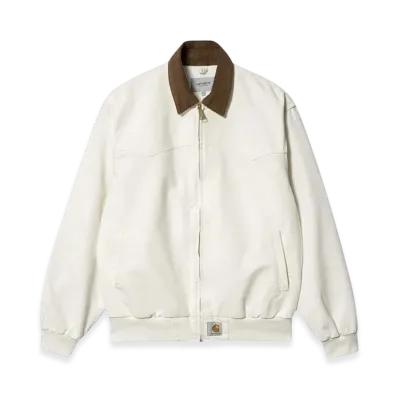 Carhartt WIP OG Santa Fe Jacket Dearborn Canvas "Wax/Hamilton Brown"