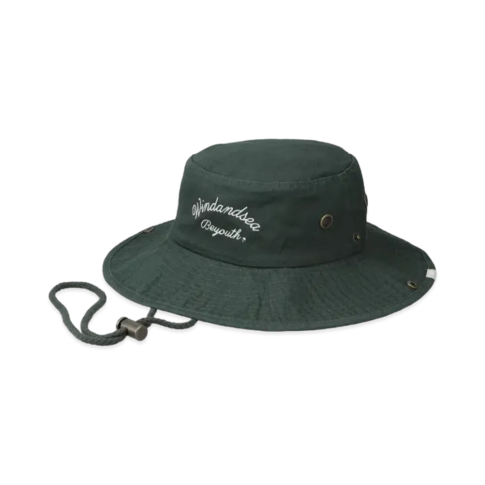 WIND AND SEA BYT Safari Hat "Green"