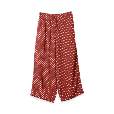 NEEDLES H.D. Pant Double Weave Jacquard "Red/Heart"