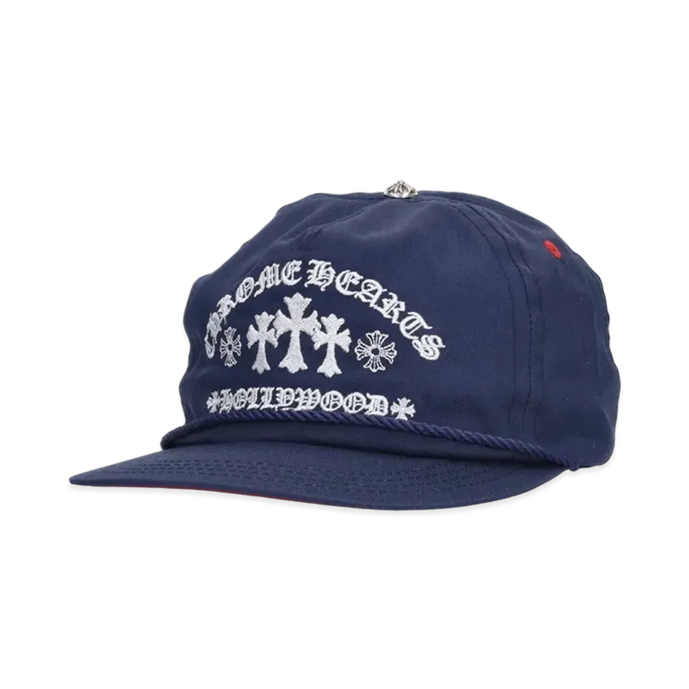 Chrome Hearts Triple Cross Baseball Cap "Navy"
