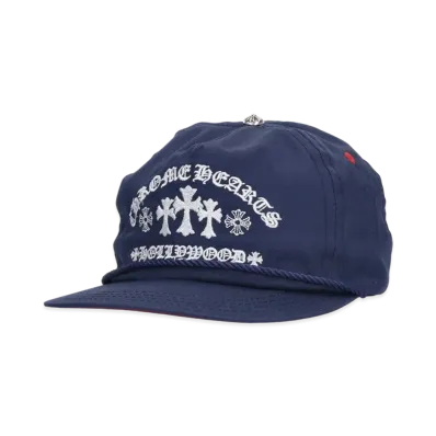 Chrome Hearts Triple Cross Baseball Cap "Navy"