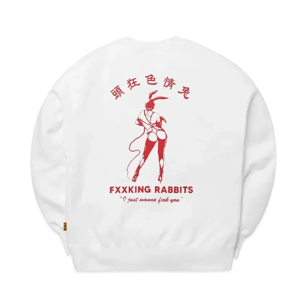 FR2 Bunny Girl Sweatshirt "White"