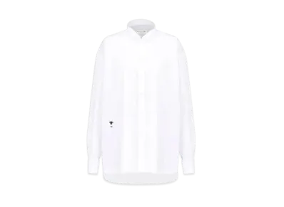 Dior Wing Collar Shirt Cotton Poplin "White"
