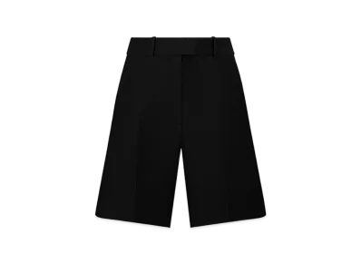 Dior Women's Bermuda Shorts Wool Silk "Black"