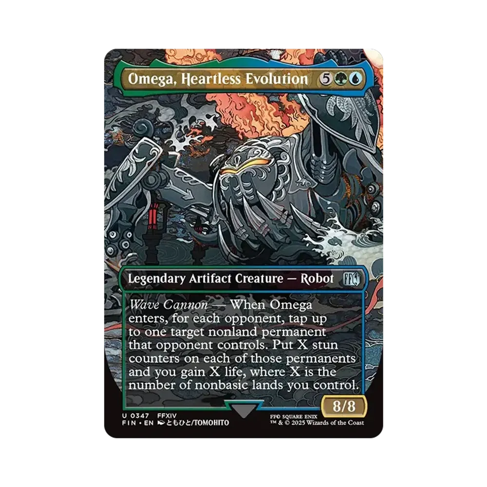 心を持たぬ者、オメガ U :Foil :ボーダーレス版 [FIN 0347]【英語版】(ファイナルファンタジー)